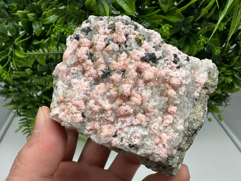 Pink Rhodochrosite Crystal, Starnica Mine, Bulgaria, Mineral Decor