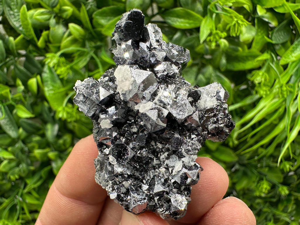 Galena Spinel with Quartz and Calcite, Borieva Mine Mineral Specimen