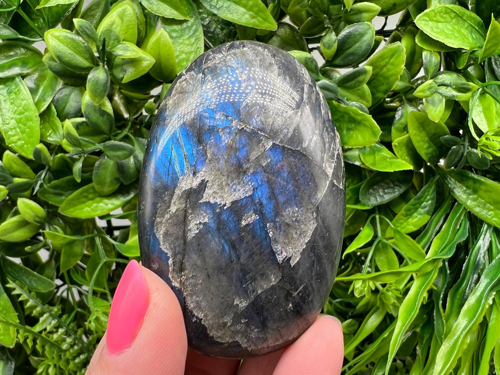 Polished Labradorite Crystal Decor Slab: Multifire Rainbow Stone