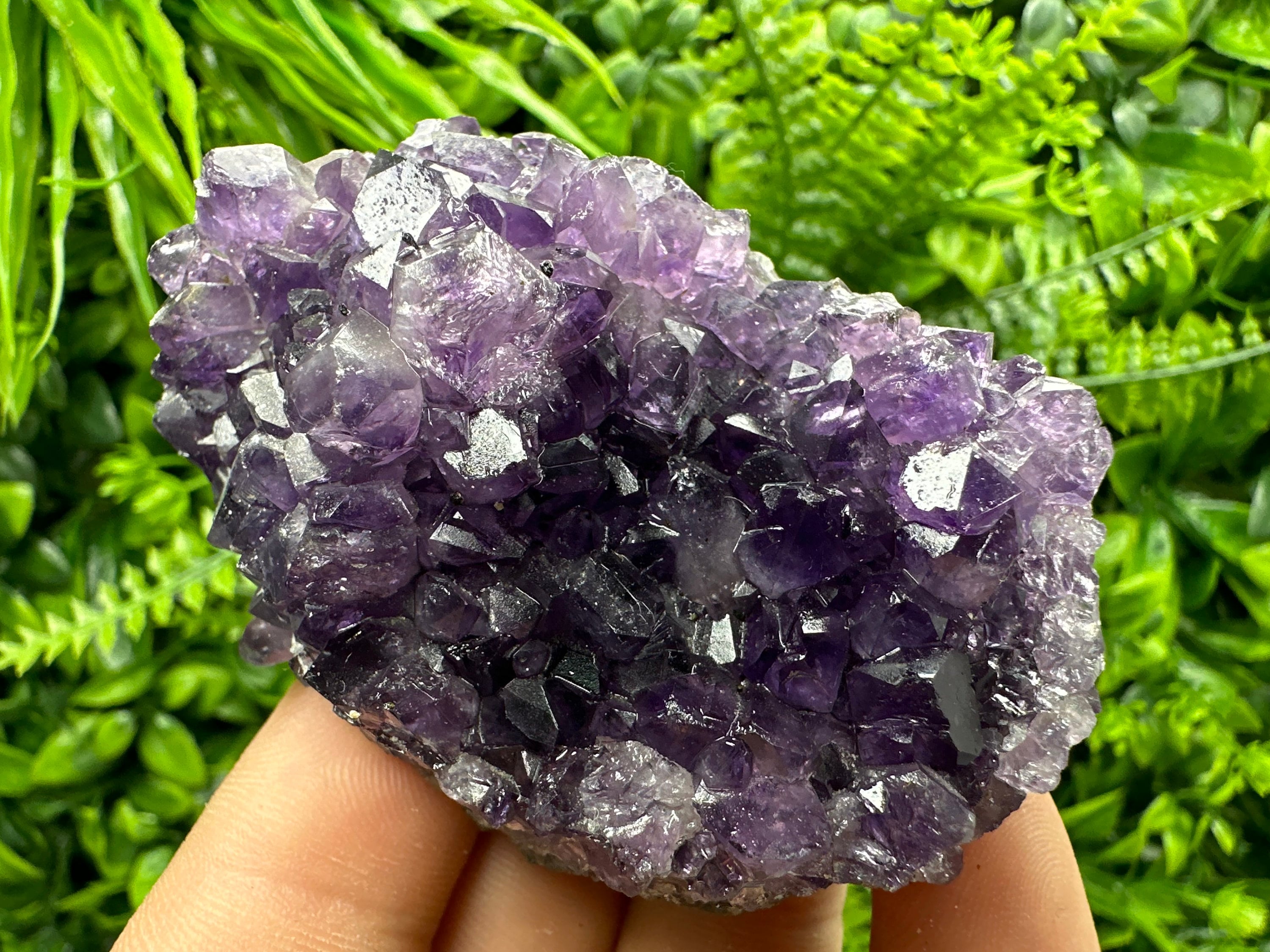 Uruguay Amethyst Cluster: Purple Quartz Crystal, Home Decor