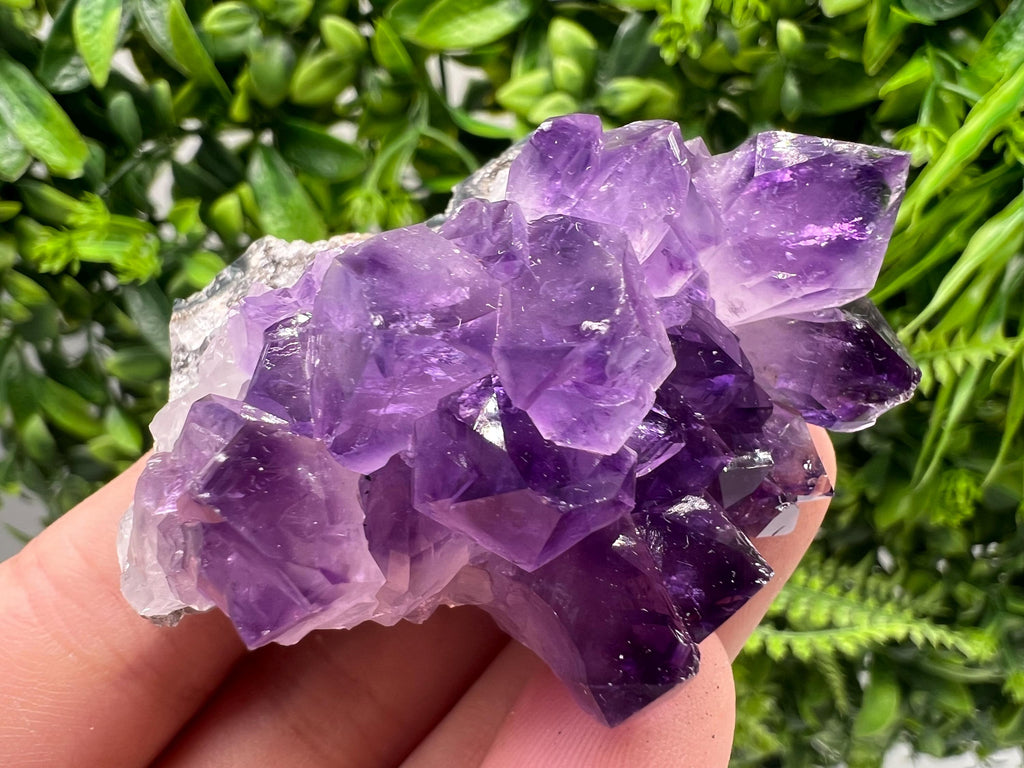 Uruguay Amethyst Cluster, Purple Quartz Crystal, Home Decor