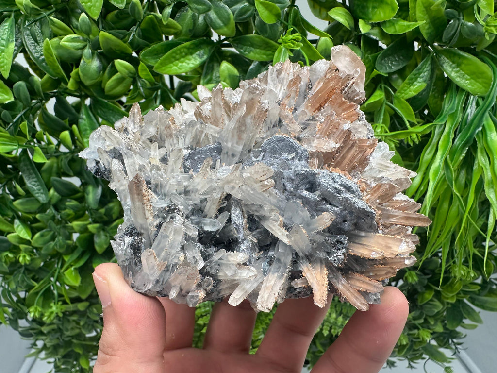 Galena Sphalerite Quartz Calcite Mineral Specimen: Krushev Dol Mine, Bulgaria