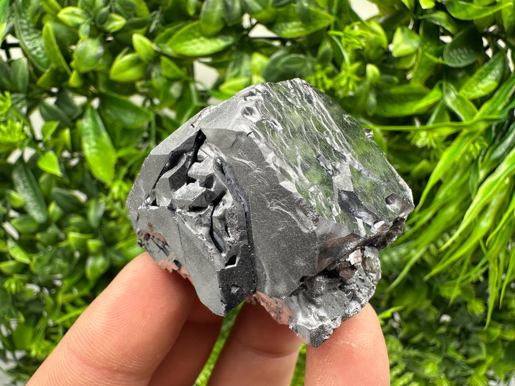 Skeletal Galena on Quartz, Borieva Mine Mineral Specimen