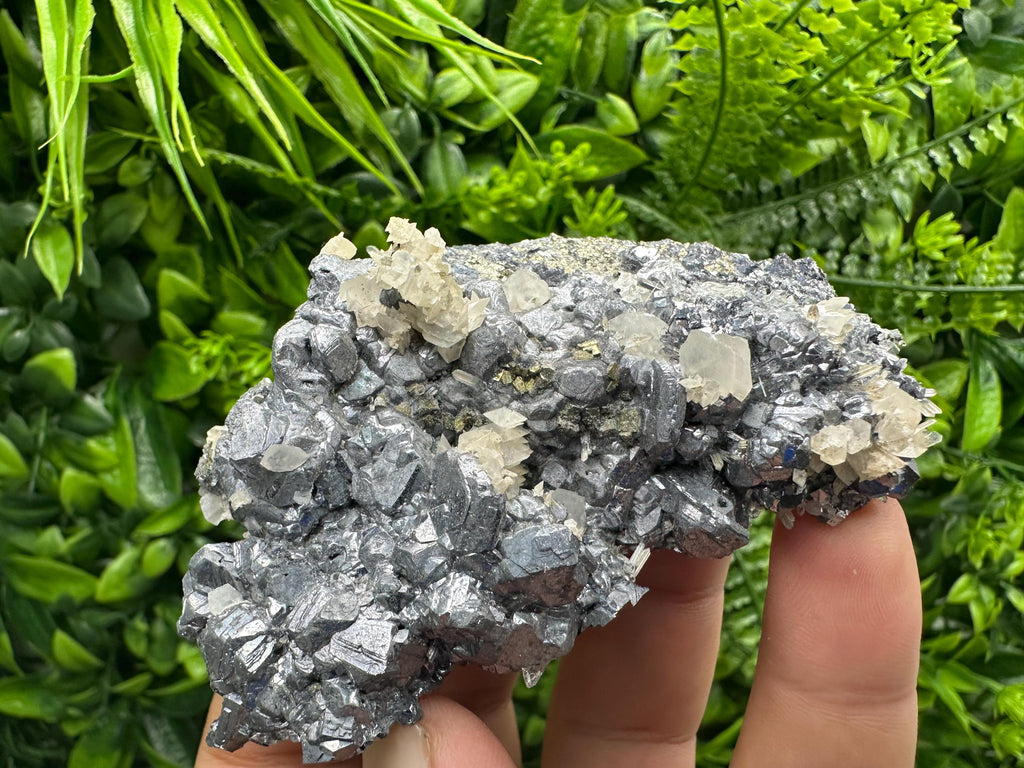 Galena Spinel with Quartz Calcite, Borieva Bulgaria Mineral Specimen