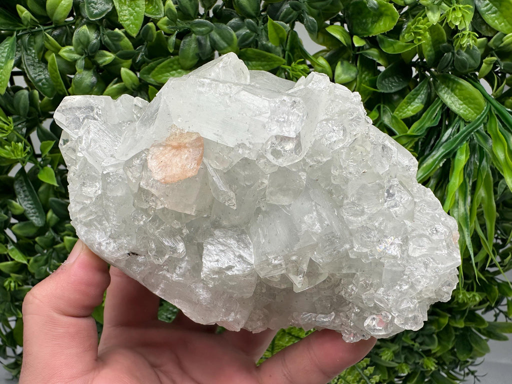 STUNNING Apophyllite,Stilbite,on CHALCEDONY,natural,collection minerals specimen,India ,Mineral,Crystal,Stone Mineral Specimen India Crystal