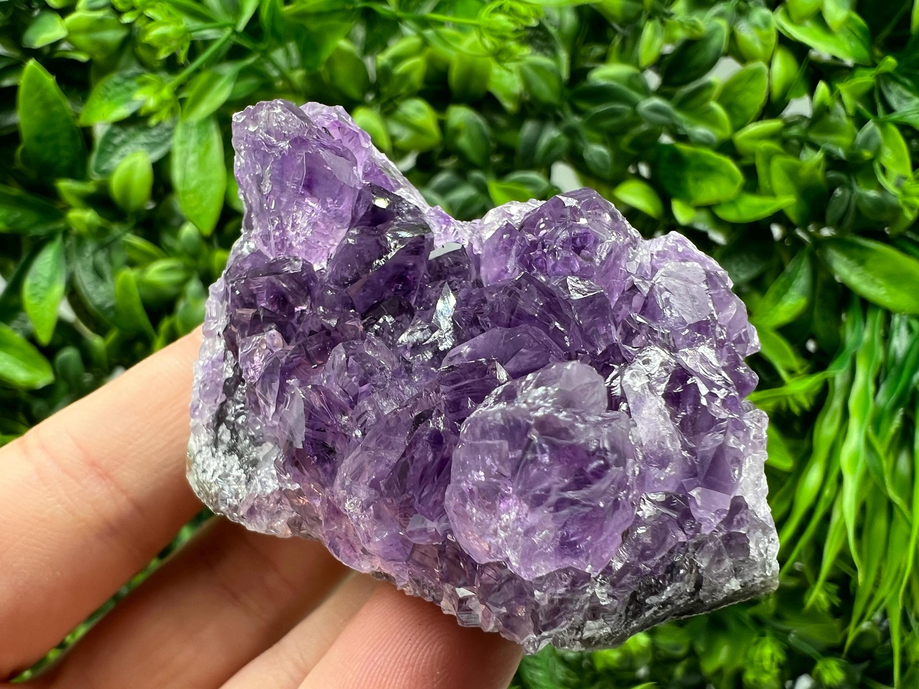 Purple Amethyst Crystal from Uruguay: Home Decor, Energy Healing