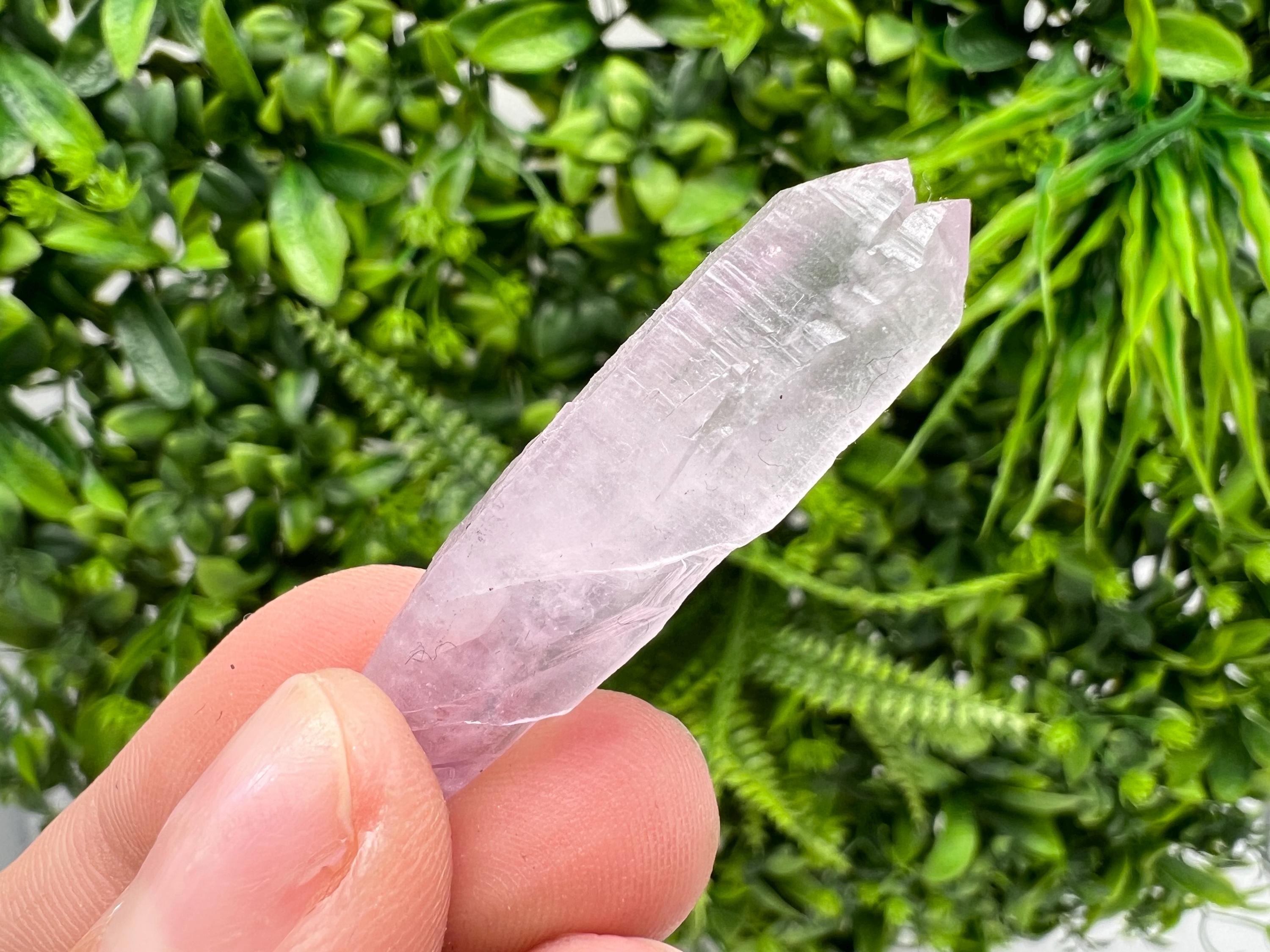 Amethyst Phantom Quartz Crystal: Chalcedony Chlorite Inclusions, Bulgaria