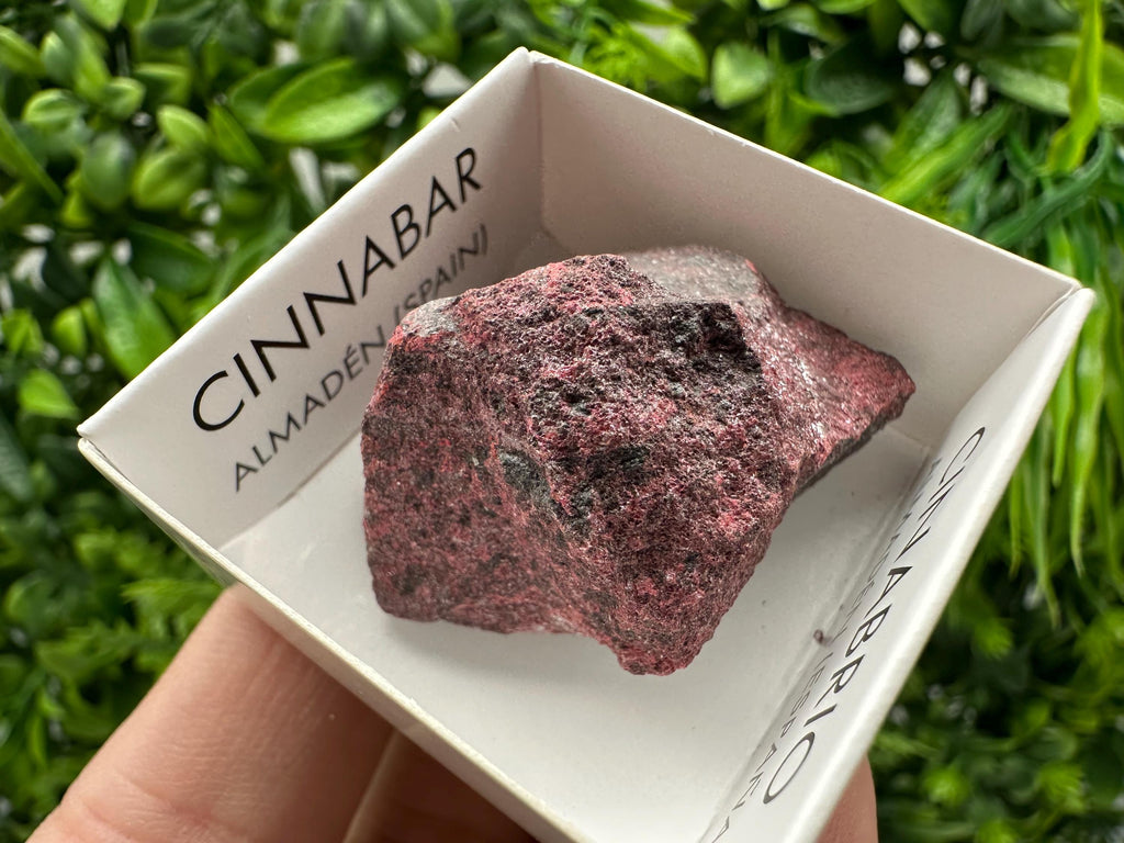 Red Cinnabar Crystal Specimen: Almaden Mines, Spain - Chakra Stone