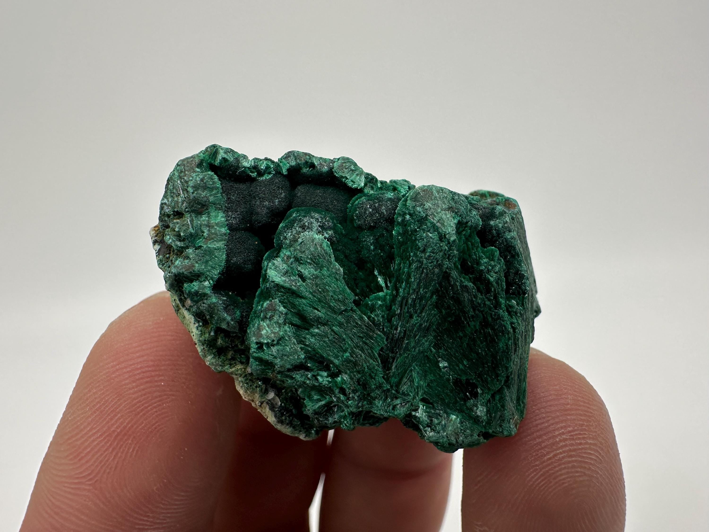 Green Polished Malachite Crystal, Congo Minerals, Chakra Stone