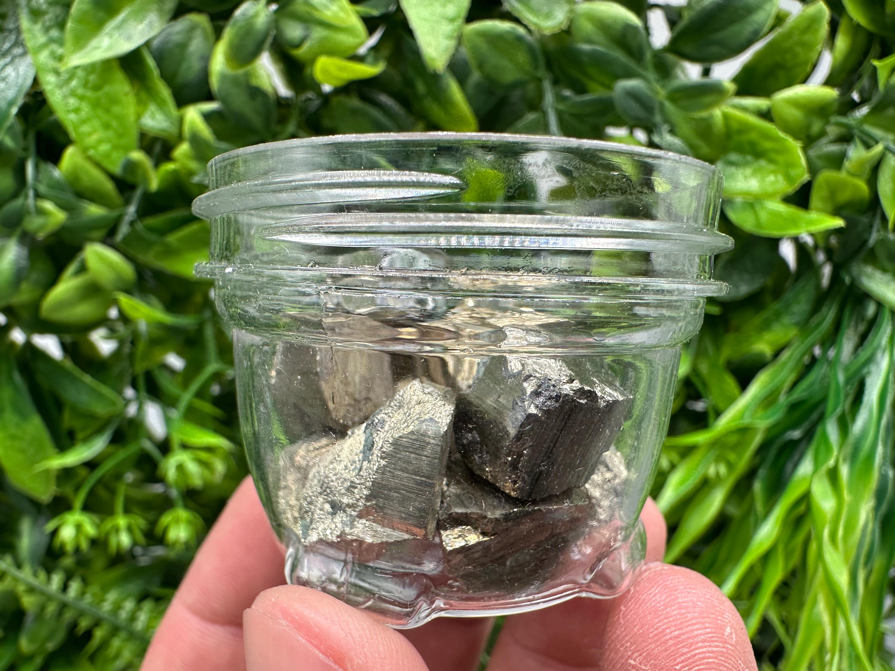 Golden Pyrite Cubes in Box: Collection Stone, Gift, Souvenir