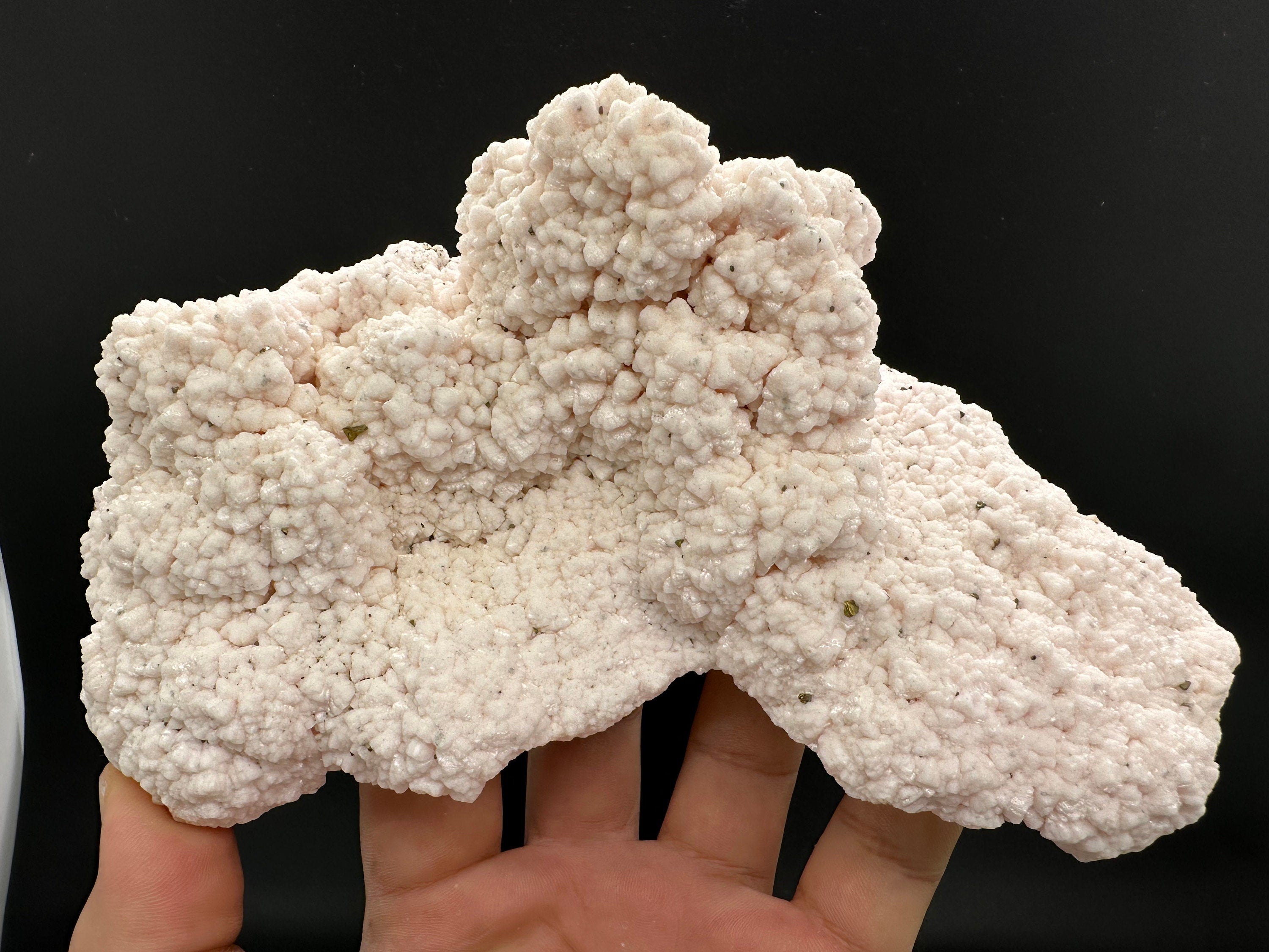 Rare Mangano Calcite with Chalcopyrite: Kryshev Dol Mine, Bulgaria