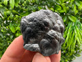 Botryoidal Black Hematite Specimen: Moroccan Crystal for Reiki Chakra
