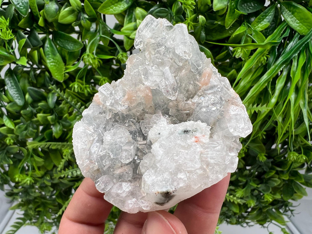 Apophyllite Stilbite Chalcedony Specimen: India Minerals, Crystal Stone