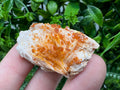 Red Vanadinite on Barite from Marocco,crystal minerals Speciment cluster Vanadinite crystal Vanadinite Geology Vanadinite cluster minerals