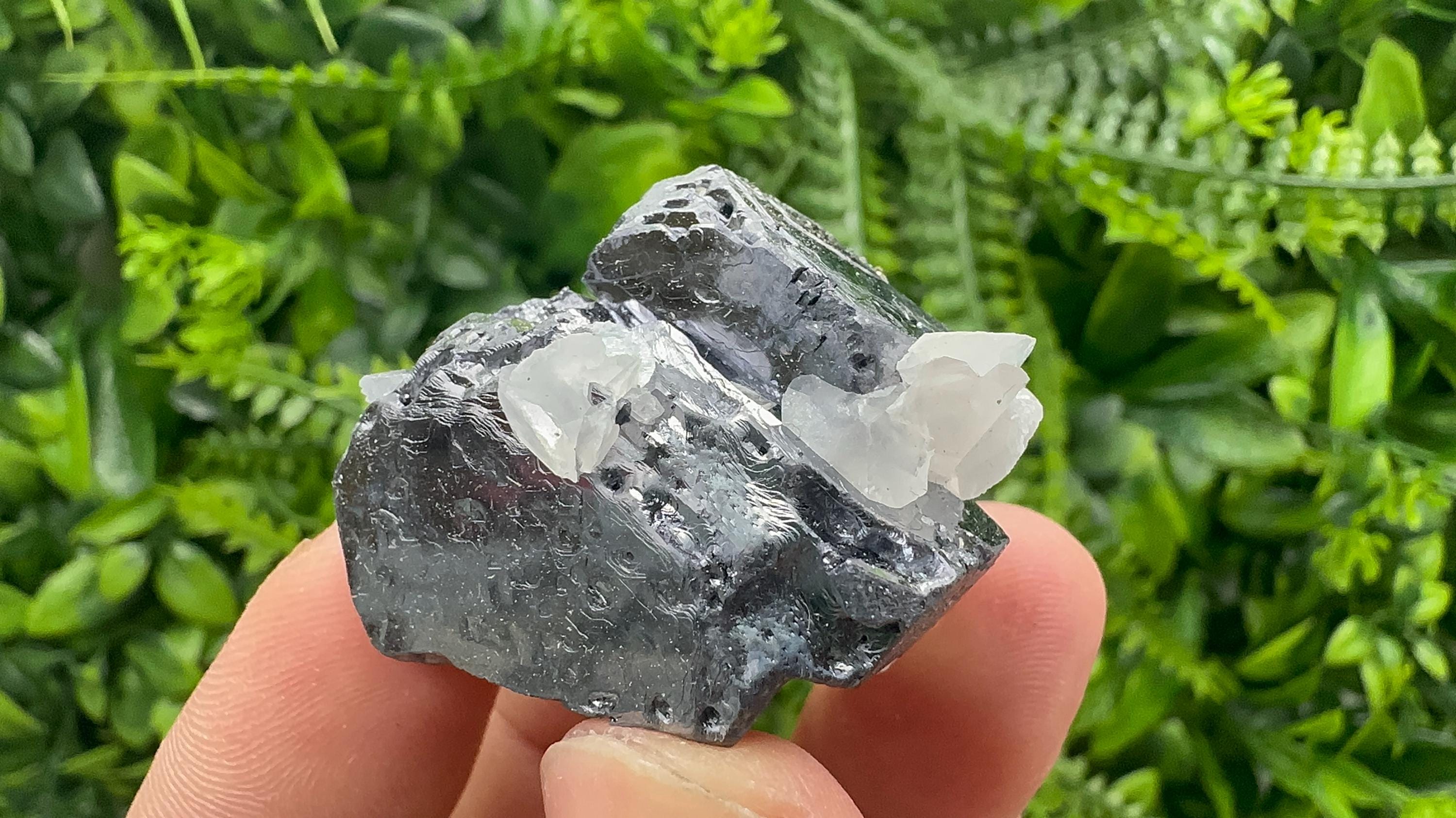 Quartz Galena Calcite Specimen: Borieva Mine, Bulgaria