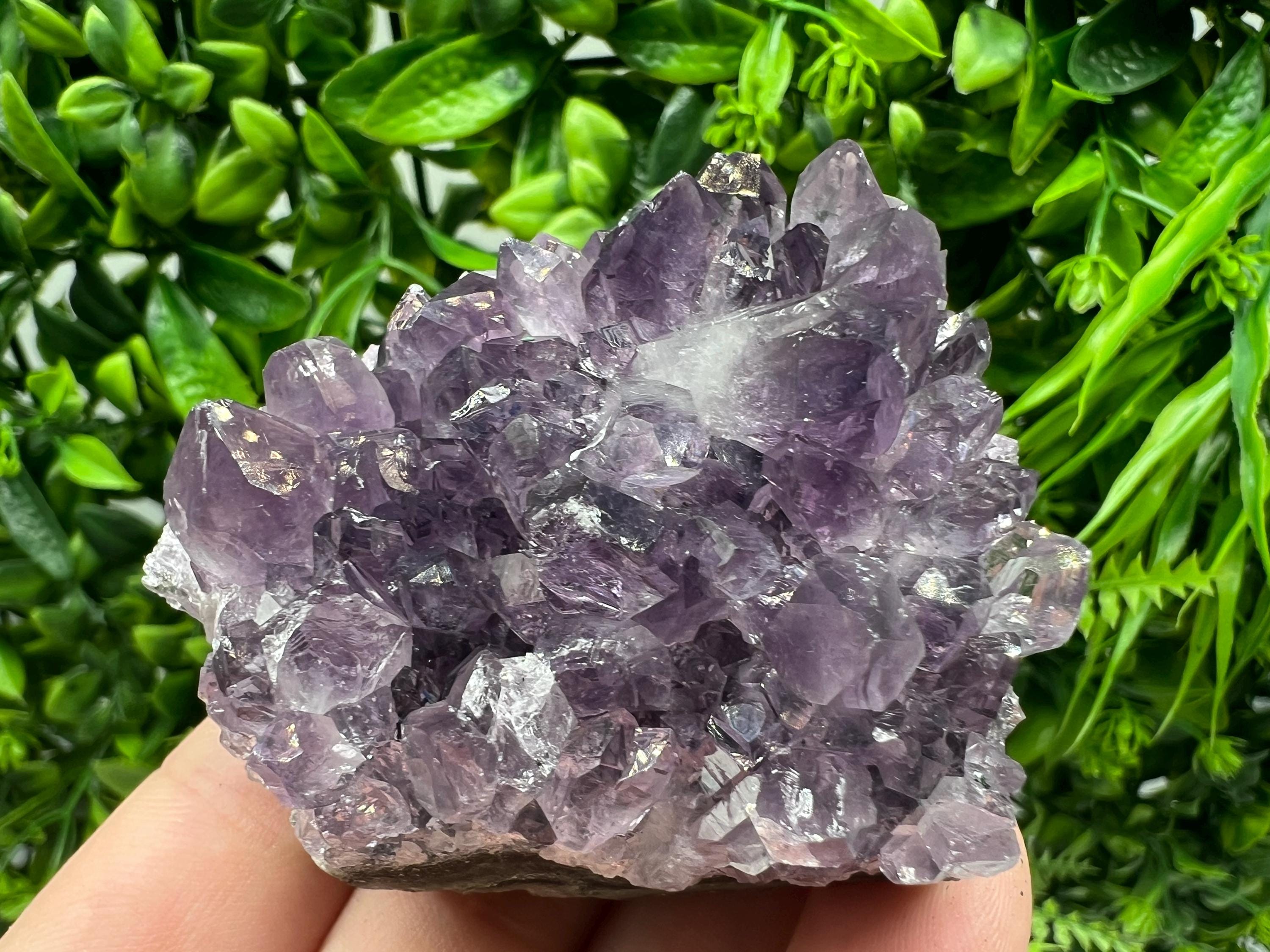 Uruguay Amethyst Crystal: Purple Quartz, Home Decor, Energy Stone
