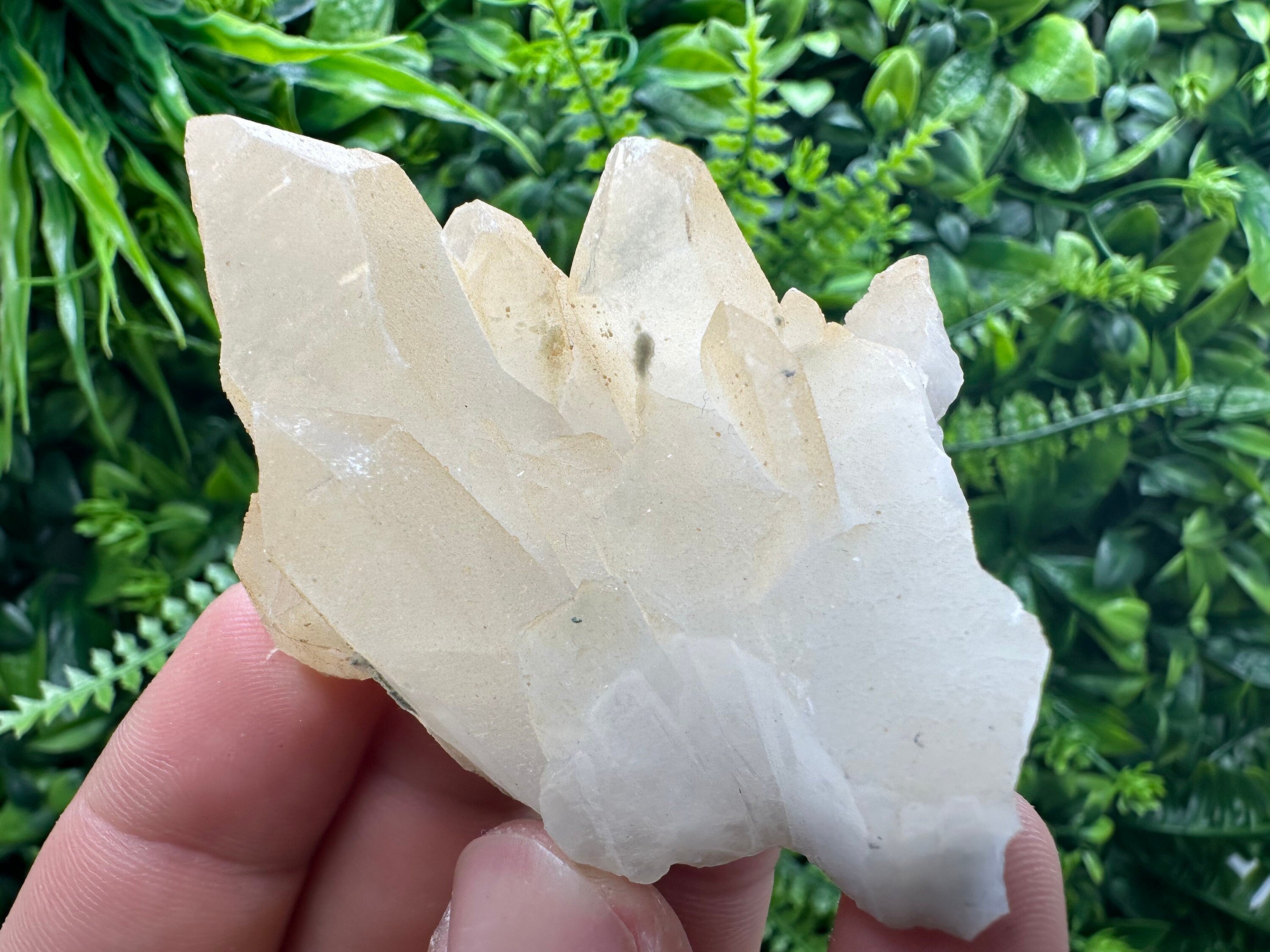 Transparent Quartz Cluster with Mineral Inclusions - Bulgaria