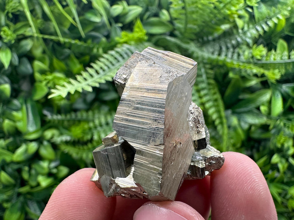 Rare Floating Pyrite Cluster - Borieva Mine - Home Decor Crystal
