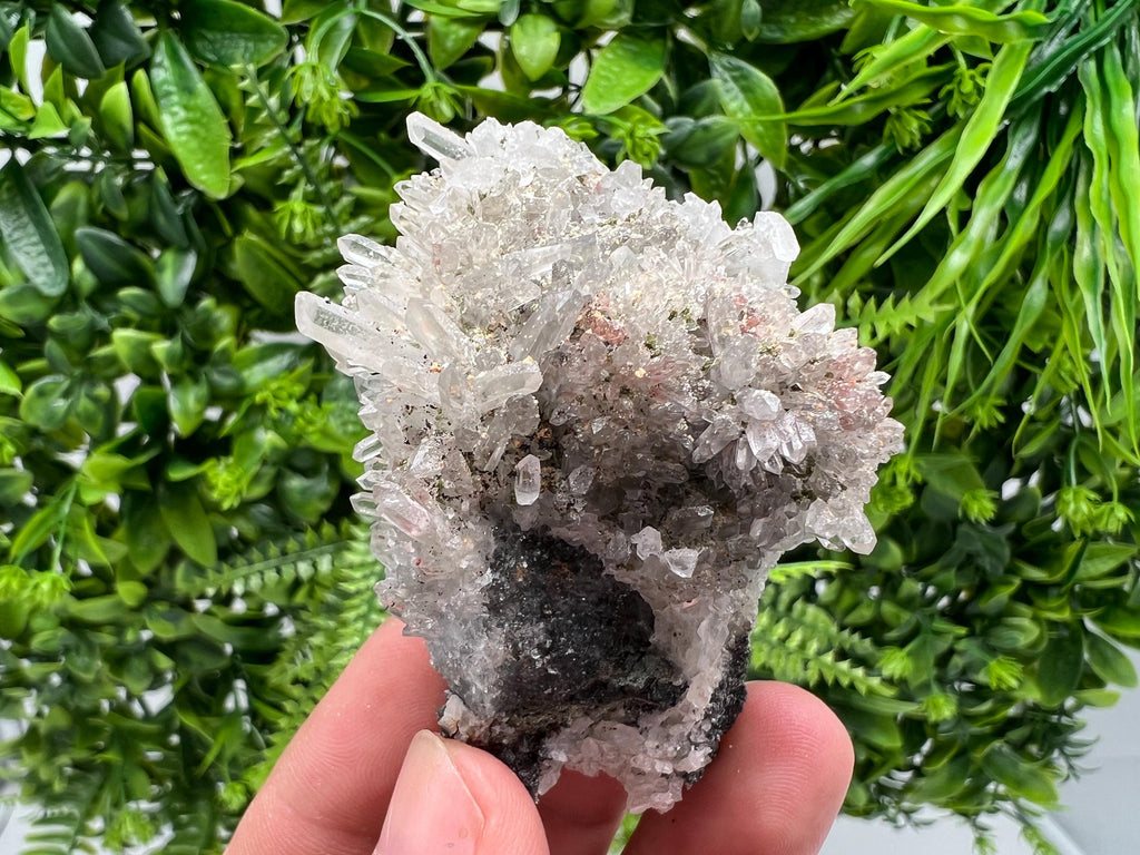 Quartz Siderite Sphalerite Hematite Specimen, Collectible Mineral Decor