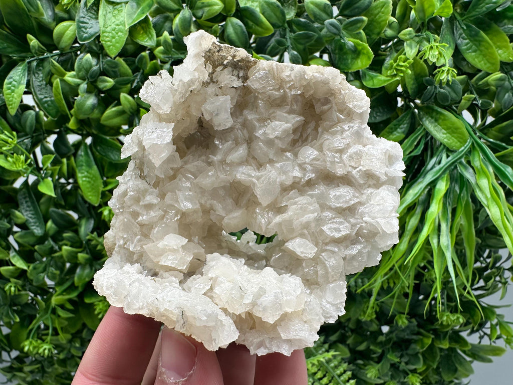 Fluorescent Mangano Calcite Specimen: Rhodopes Bulgaria Mineral Decor