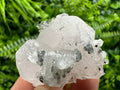 Fluorescent Calcite with Quartz, Borieva Mine, Bulgaria, Mineral Specimen