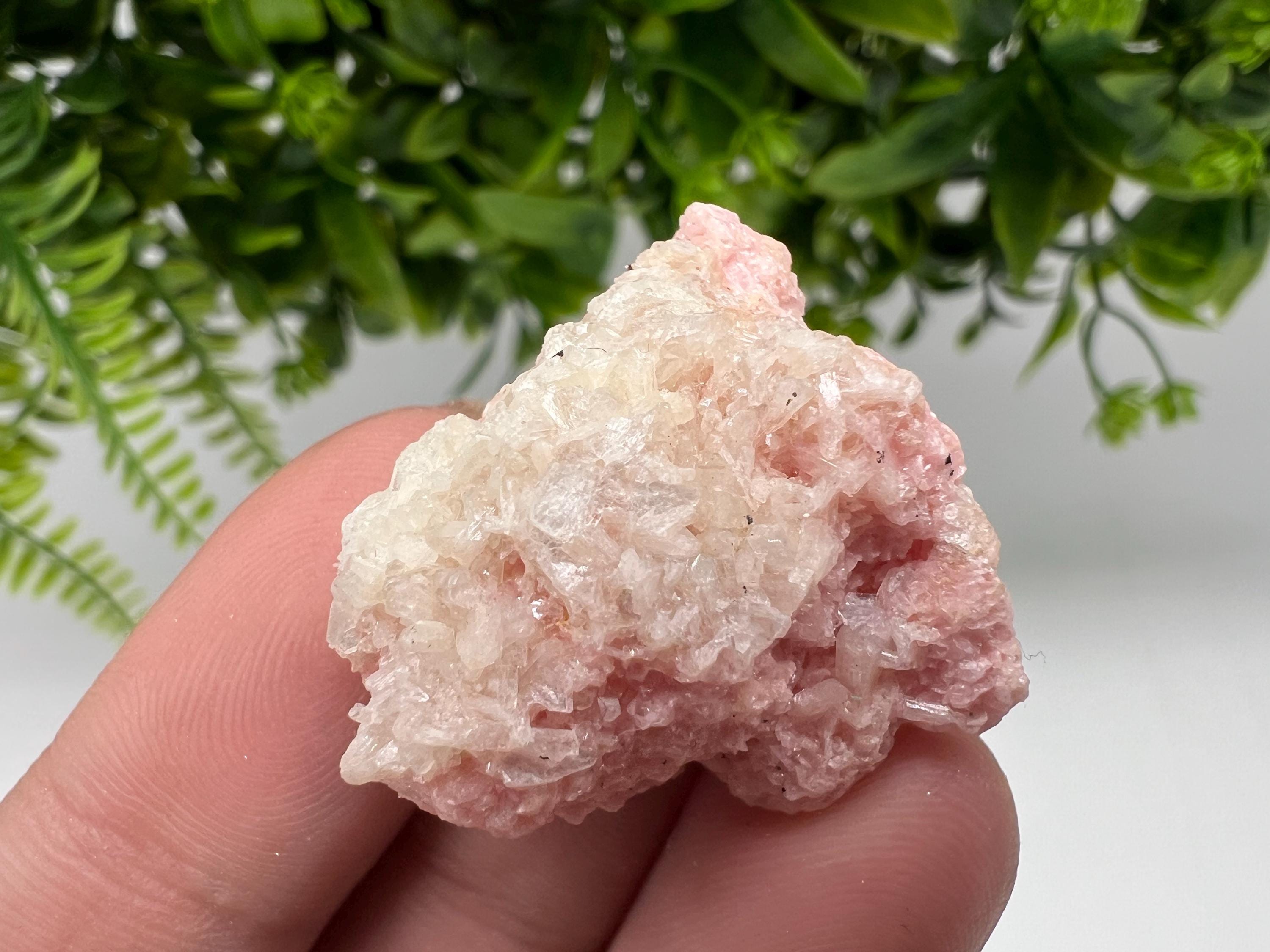 Pink Rhodochrosite Crystal: Starnica Mine, Bulgaria - Home Decor Stone