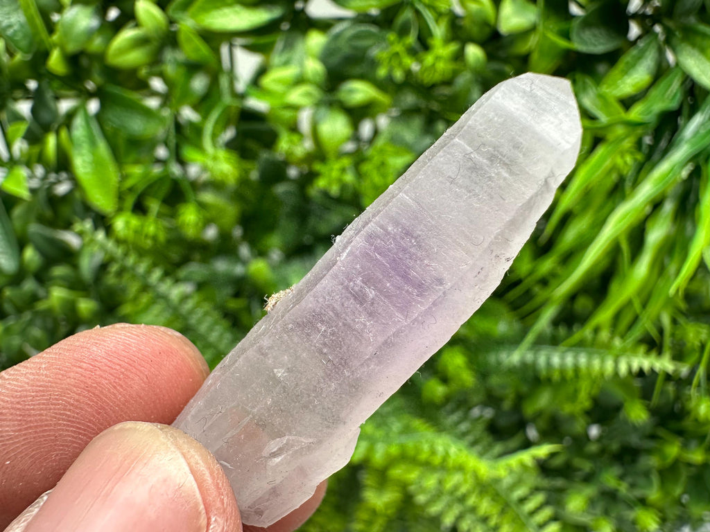 Amethyst Phantom Quartz Crystal with Chalcedony and Chlorite