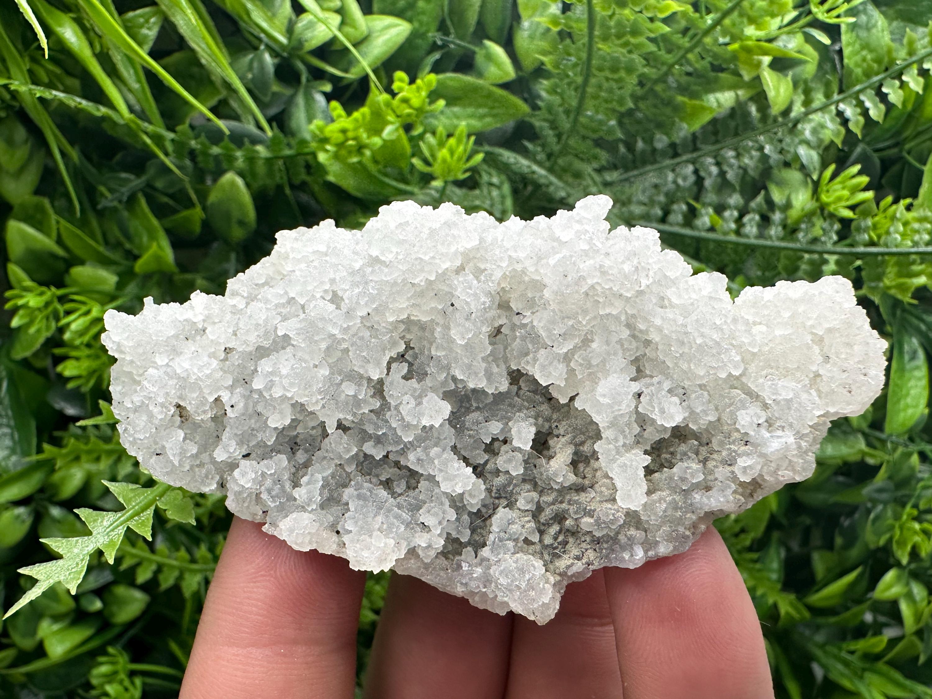 Natural Chalcedony Specimen: India Crystal Mineral, Home Decor