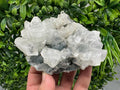 Apophyllite Stilbite on Chalcedony: Natural Mineral Specimen, India