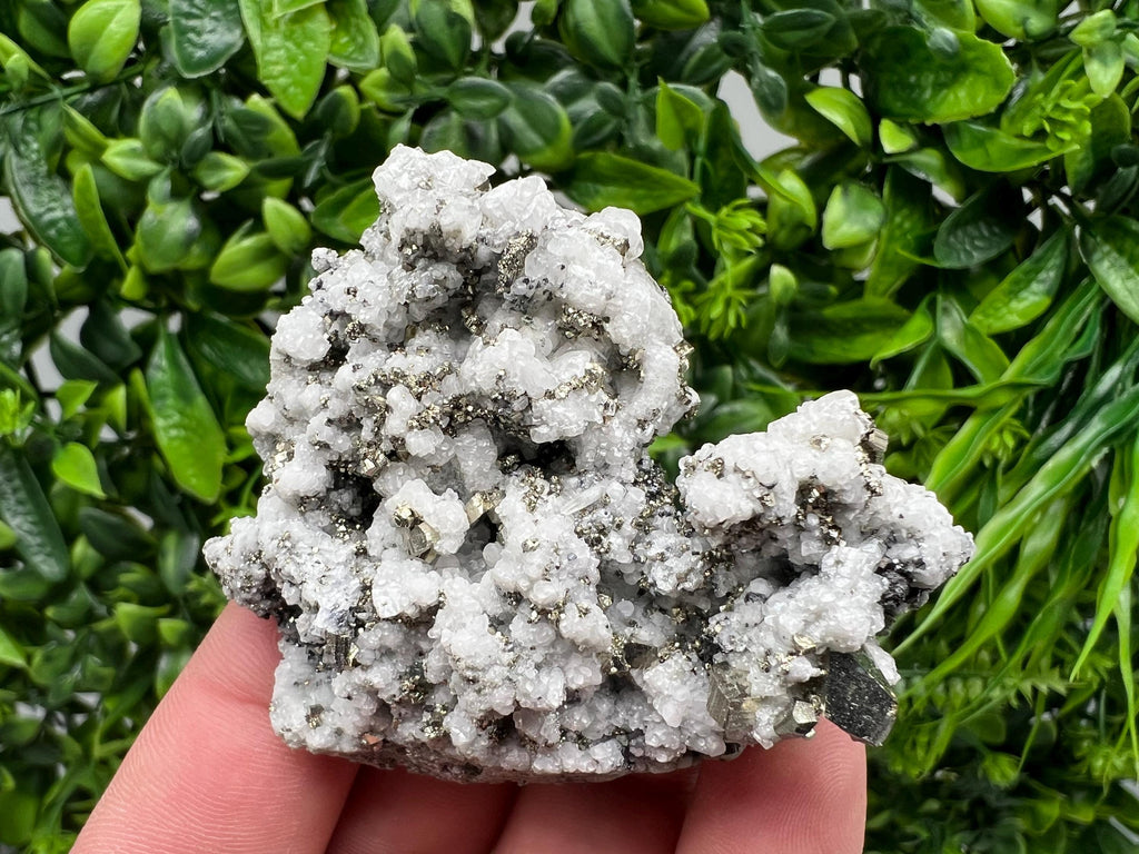 Stunning Pyrite on Quartz,Calcite from Borieva mine,Madan,Bulgaria,natural,collectible mineral specimen,home decor stone,collection crystal