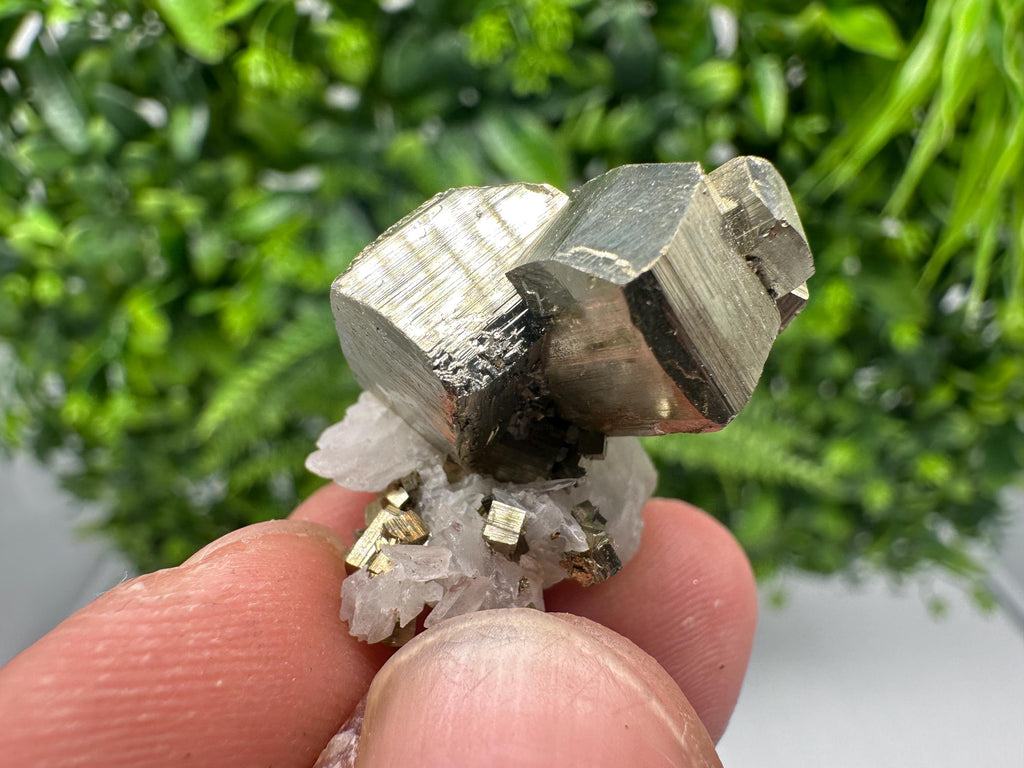 Wonderful Rainbow Pyrite whit Calcite,natural minerals souvenir Crystal,collection stone,rare minerals,home decor,Borieva Bulgaria