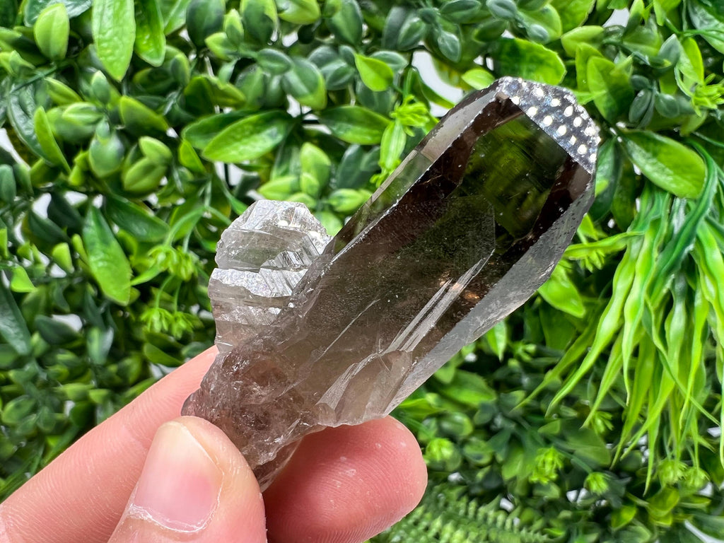 Rare Smoky Quartz Crystal Specimen: Brazilian Mineral Collection