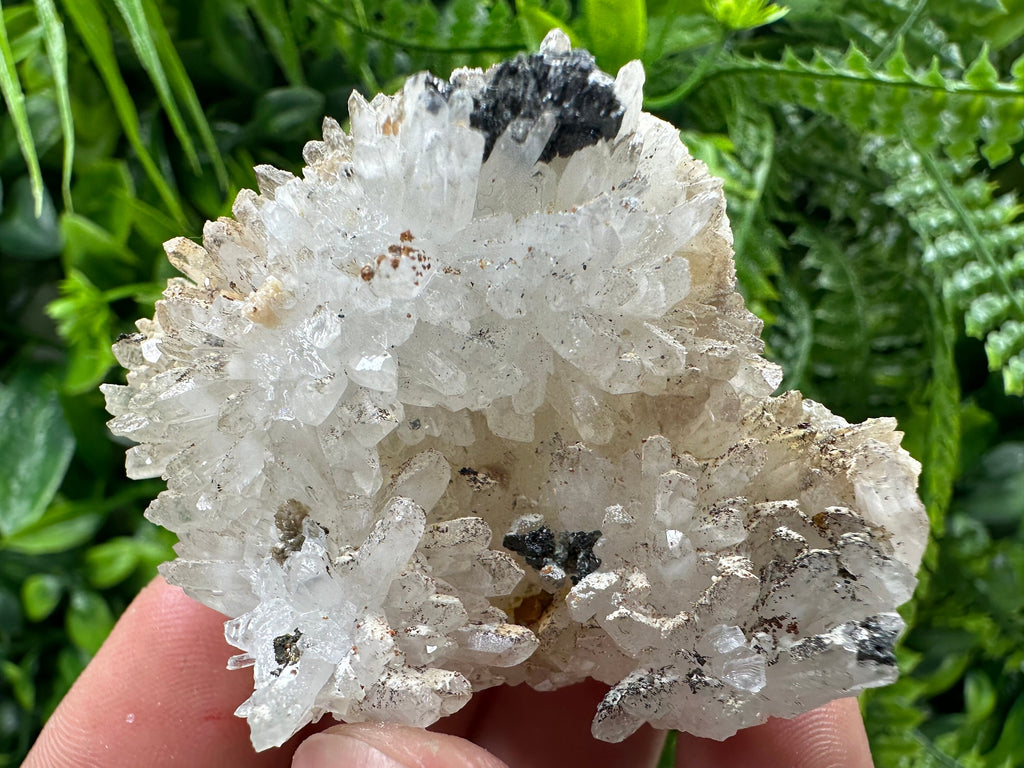 Quartz with Chalcopyrite and Sphalerite, Natural Minerals Home Decor Stone