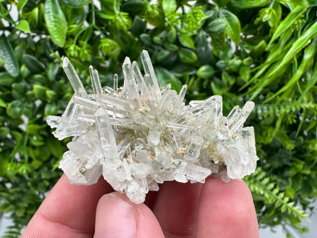 Quartz with Epidote Mineral Specimen, Borieva Mine, Bulgaria