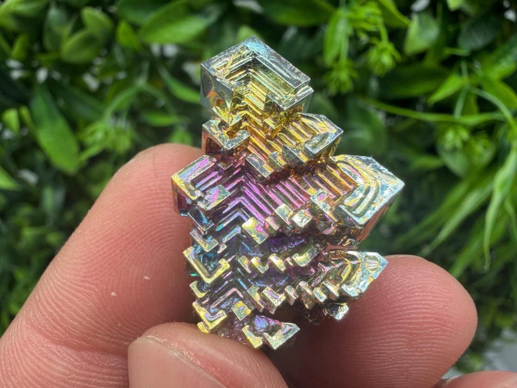 Rainbow Bismuth Crystal: Rare Gemstone Specimen,wholesale Bismuth
