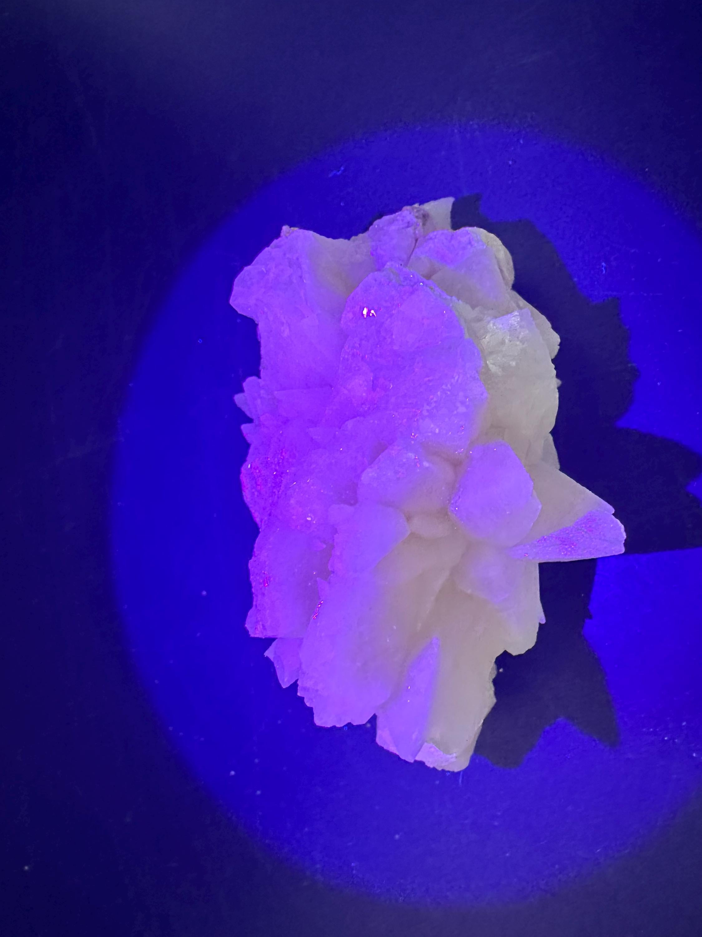 Calcite on Aragonite: Djurcovo Mine, Bulgaria Crystal