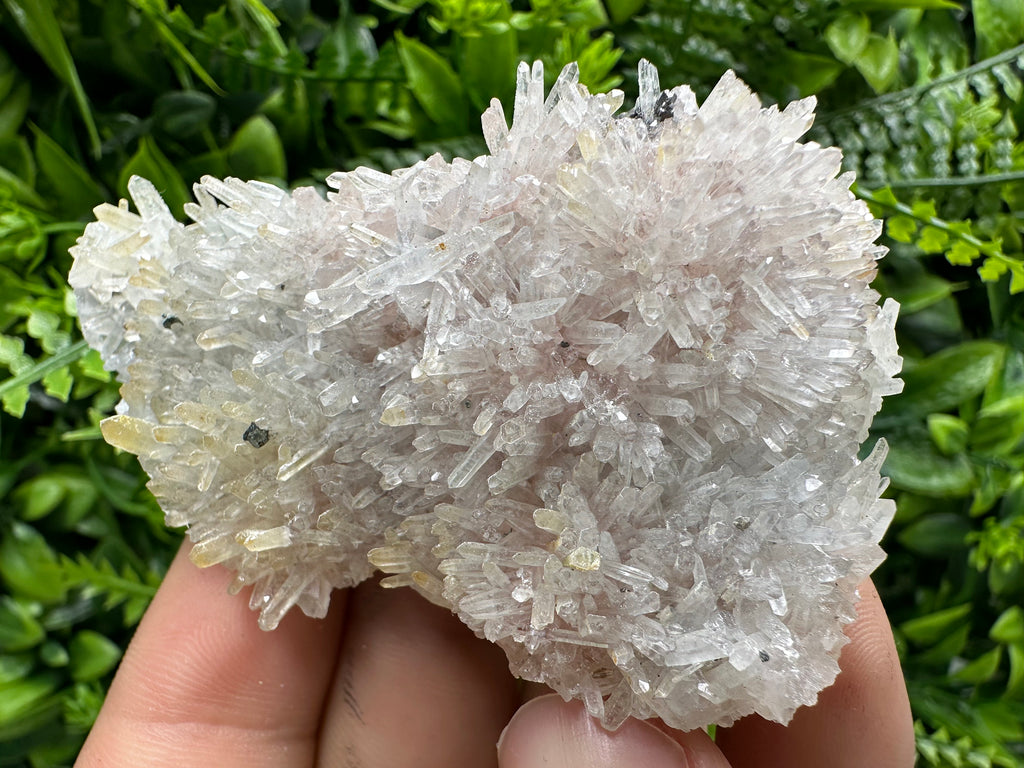 Quartz with Chlorite and Hematite Inclusions: Borieva Mine Crystal Decor