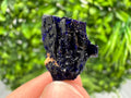 Crystallized Azurite-Kerrouchen,Morocco-Blue Azurite Specimen-High Quality Blue Azurite-Azurite Mineral Specimen, gemmy,lustrous of Azurite