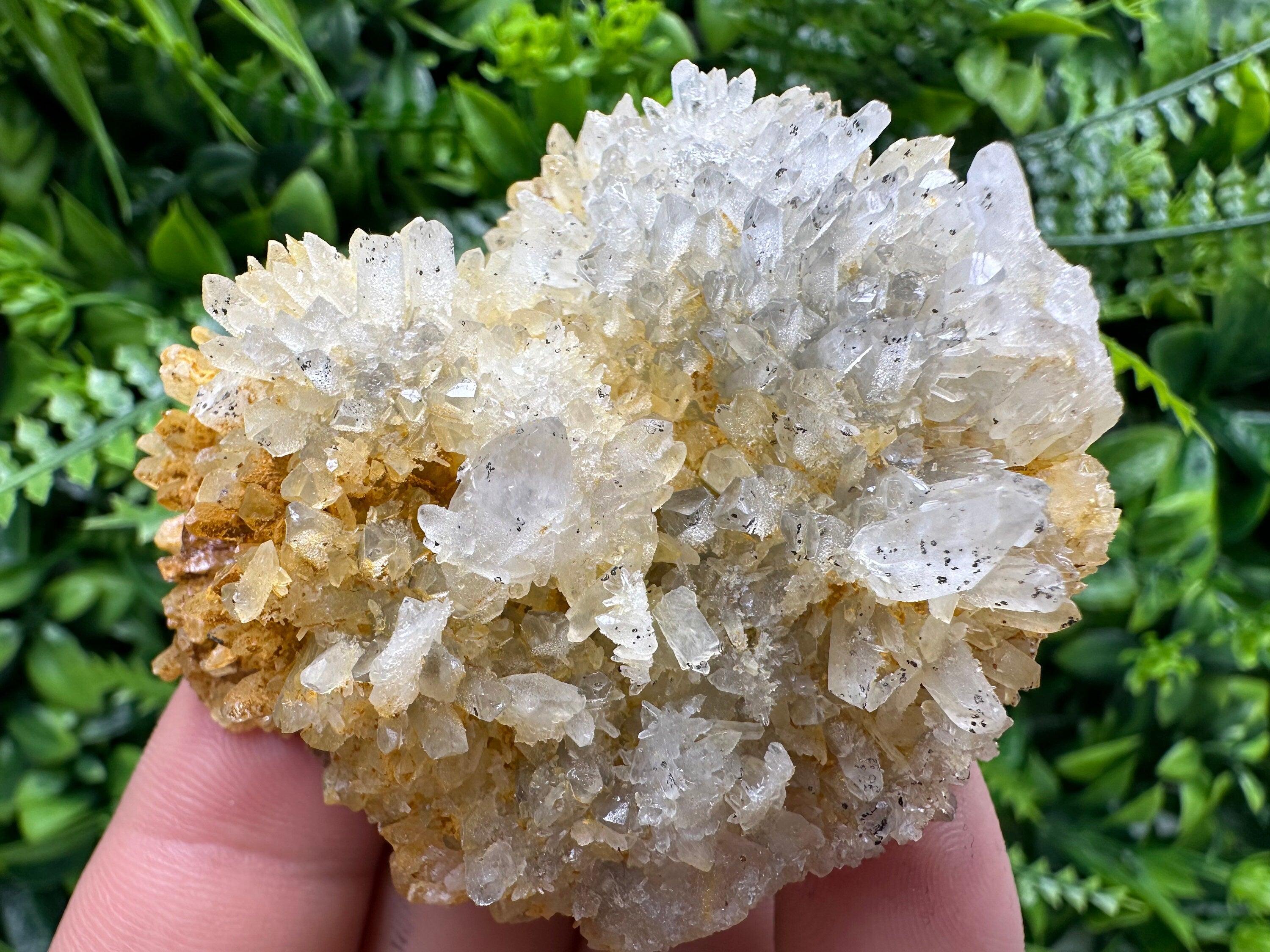 Quartz Cluster with Mineral Inclusions, Bulgaria Crystal Collection