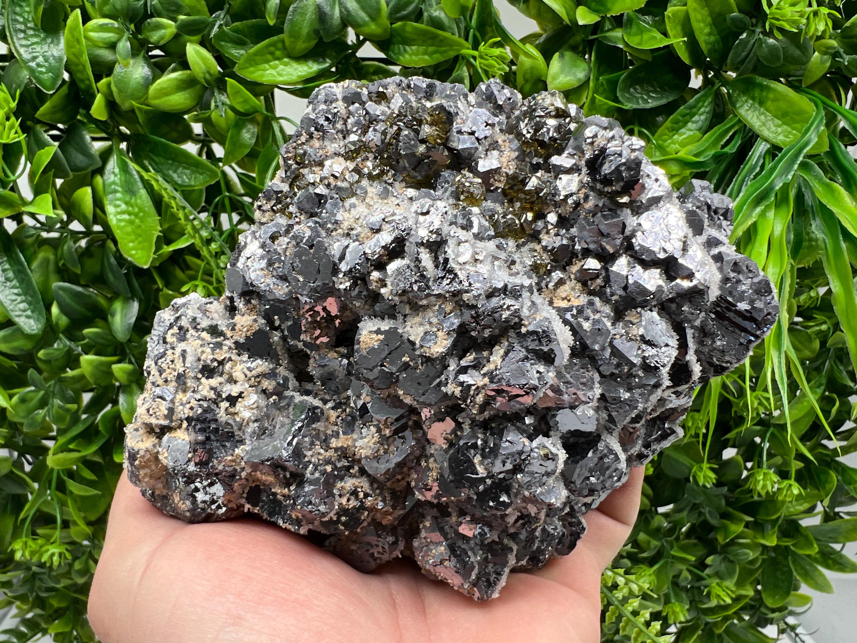 Rare Galena, Sphalerite, Pyrite Mineral Specimen: Krushev Dol Mine