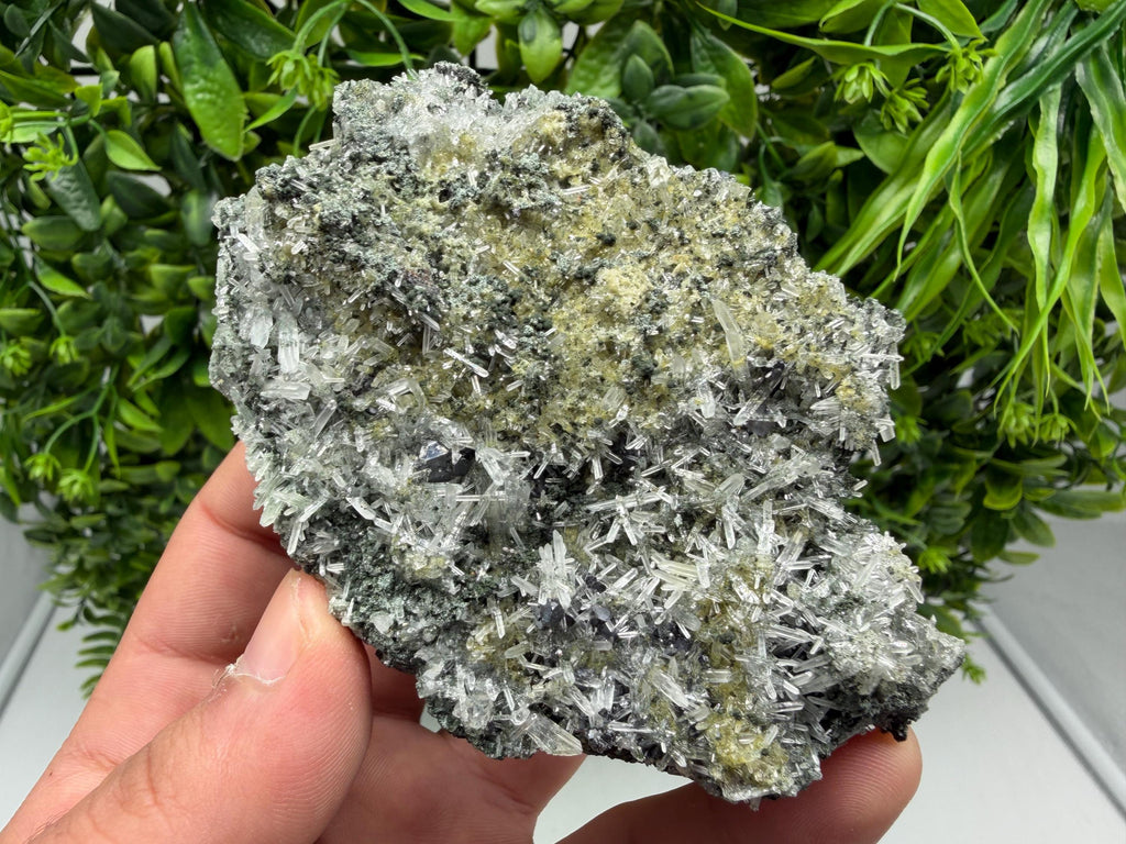 Quartz with Epidote on Matrix, Borieva Mine Bulgaria