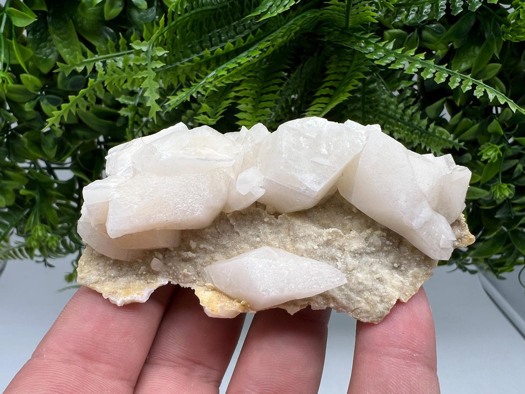 Calcite on Aragonite: Djurcovo Mine, Bulgaria Healing Crystal