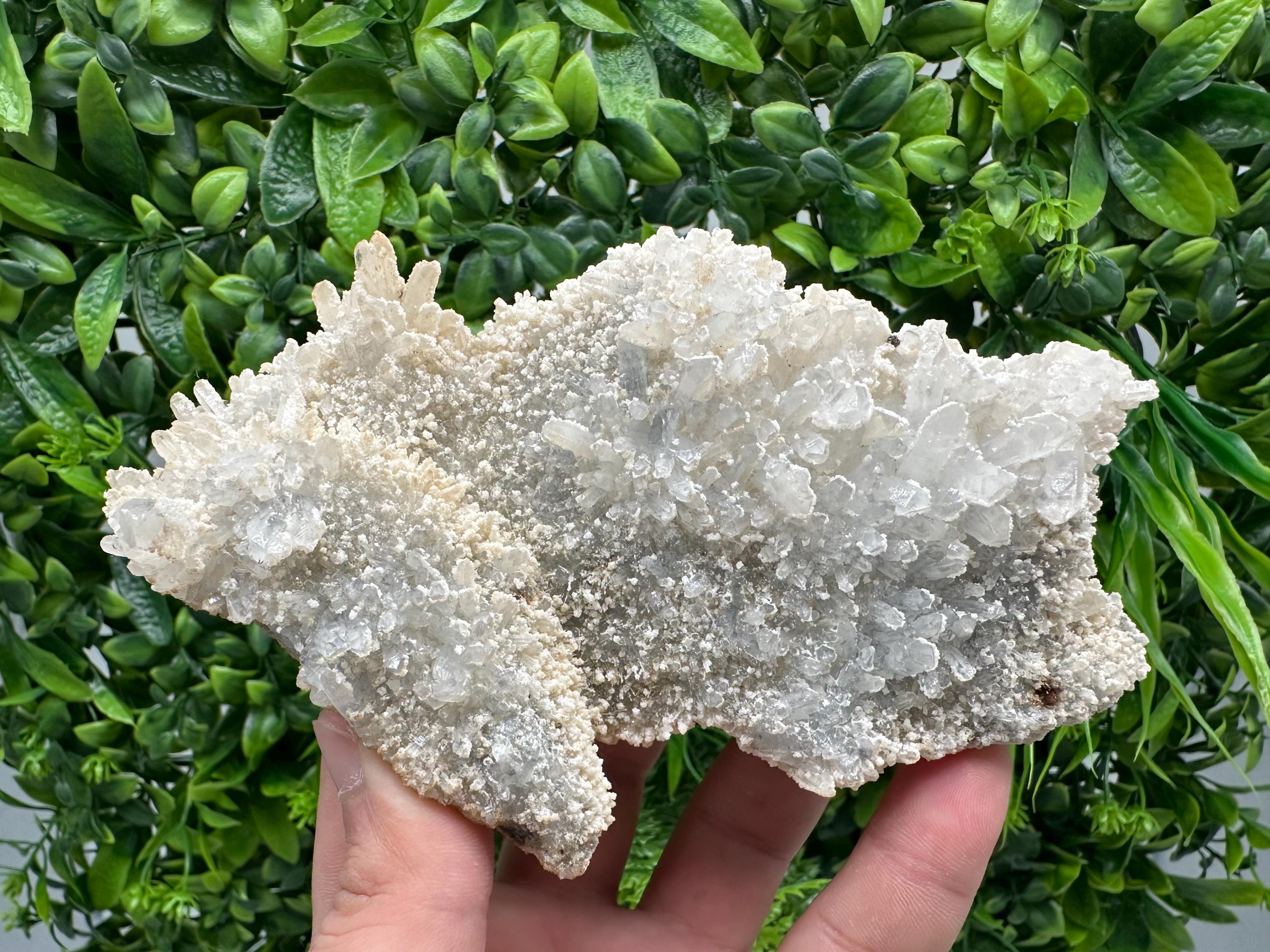 Quartz Calcite Chalcopyrite Mineral Specimen: Krushev Dol, Bulgaria