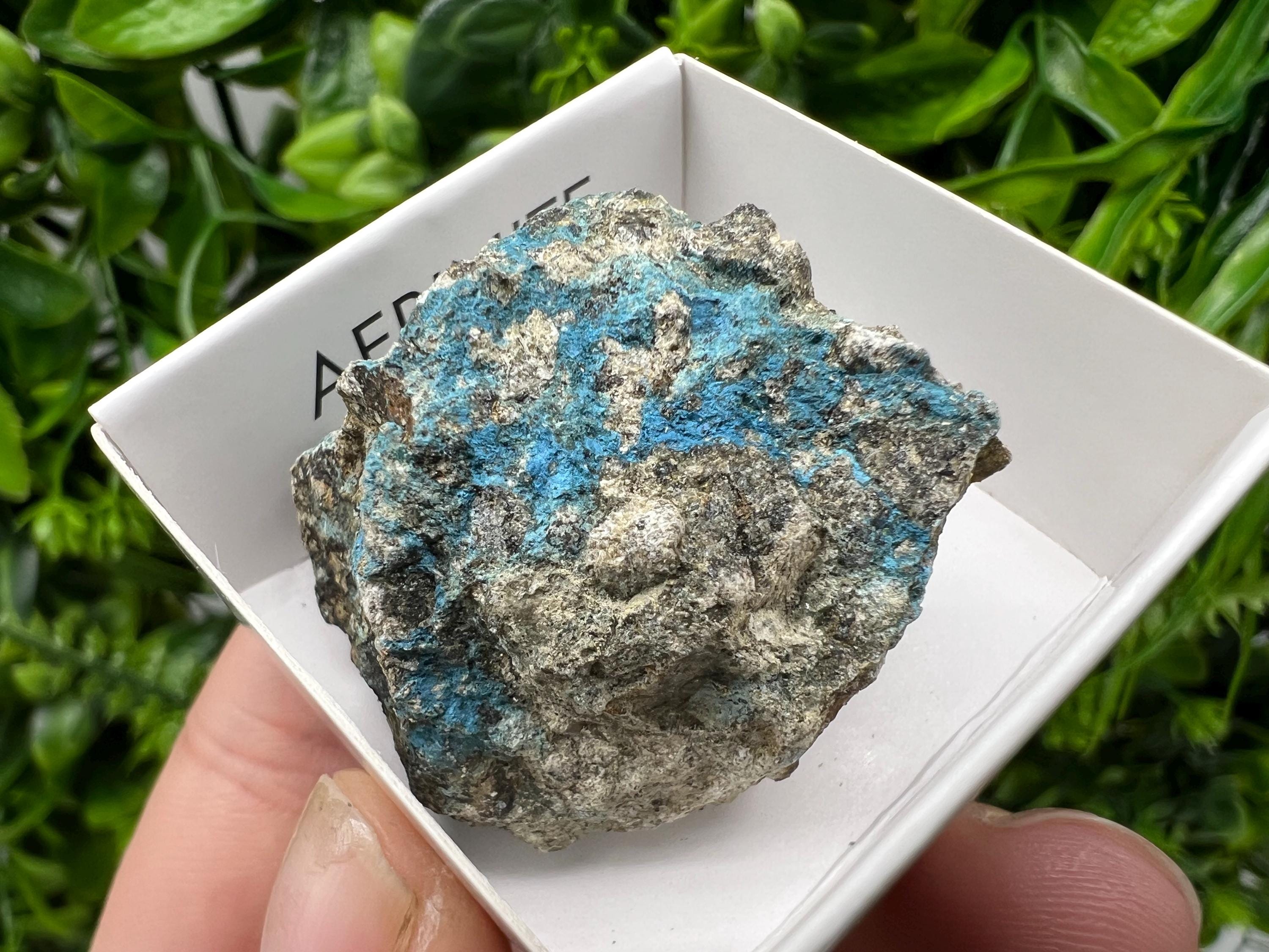 Rare Raw Aerinite Specimen: Mineral Collection Crystal from Spain