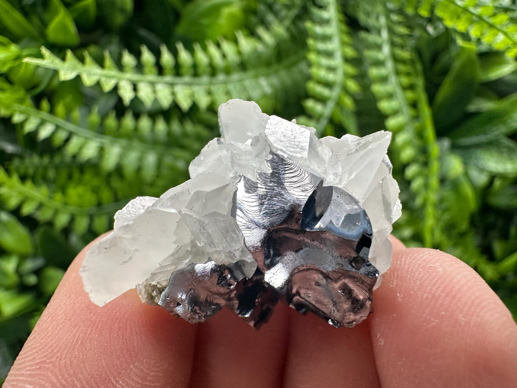 Quartz Galena Calcite Specimen: Borieva Mine, Bulgaria