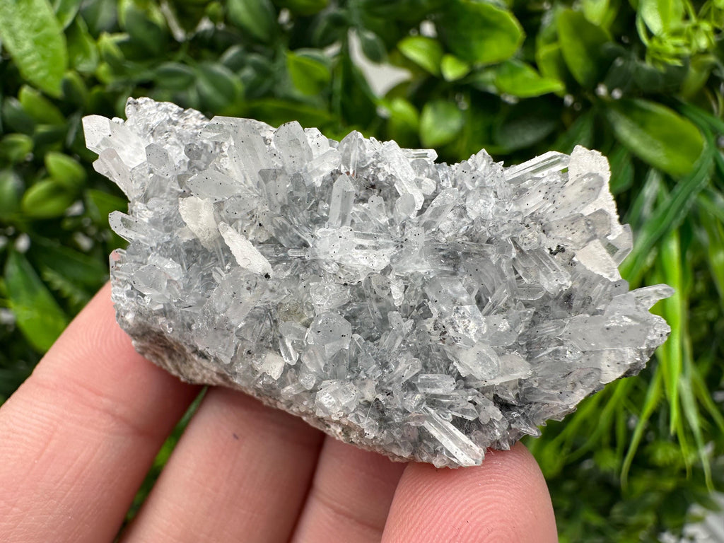 Lovely specimen Green Quartz inclusions Chlorite and Sphalerite/ Natural minerals/ Souvenir crystal gift minerals famous 9th September/Madan