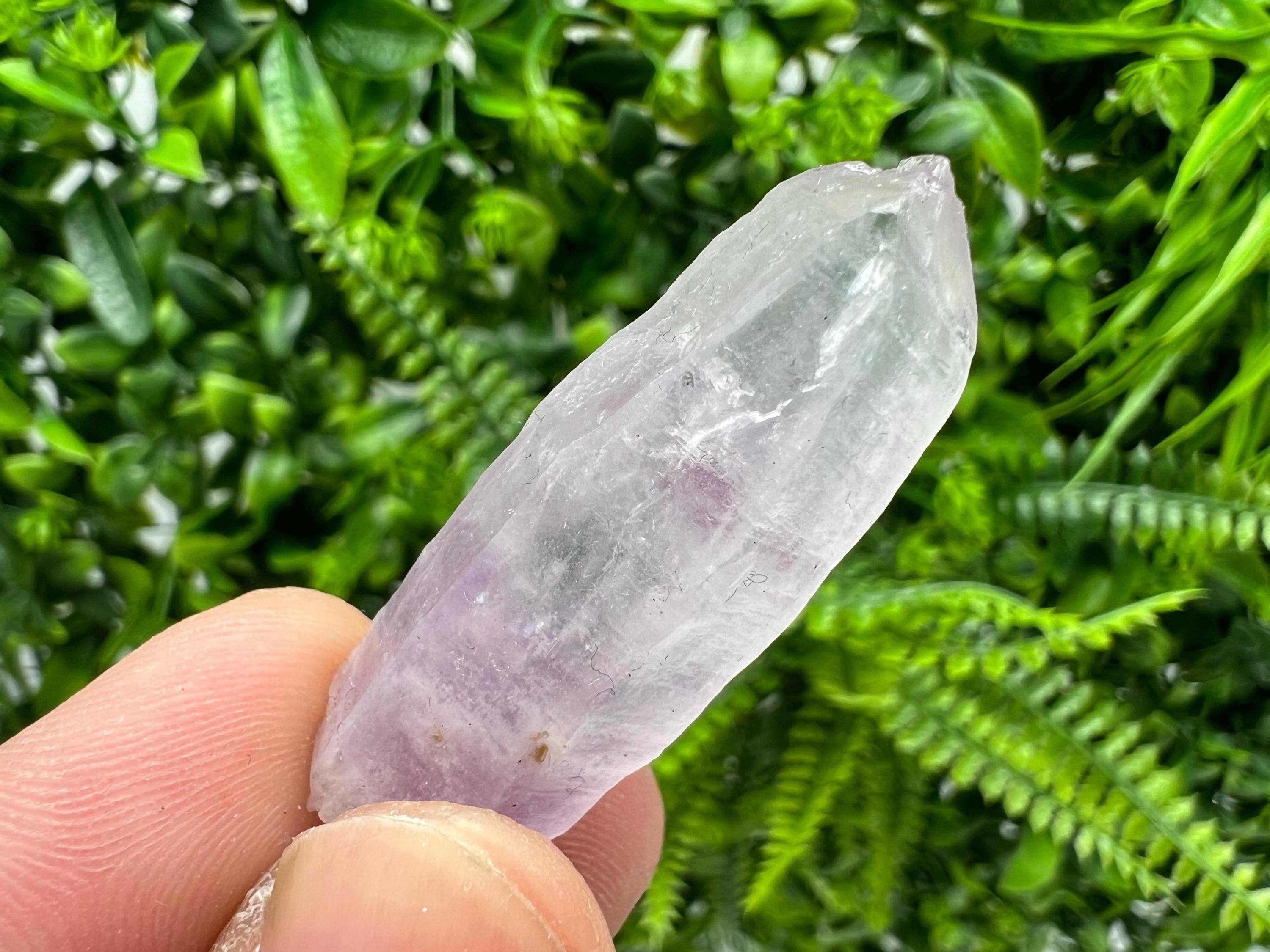 Amethyst Phantom Quartz Crystal with Chalcedony & Chlorite Inclusions
