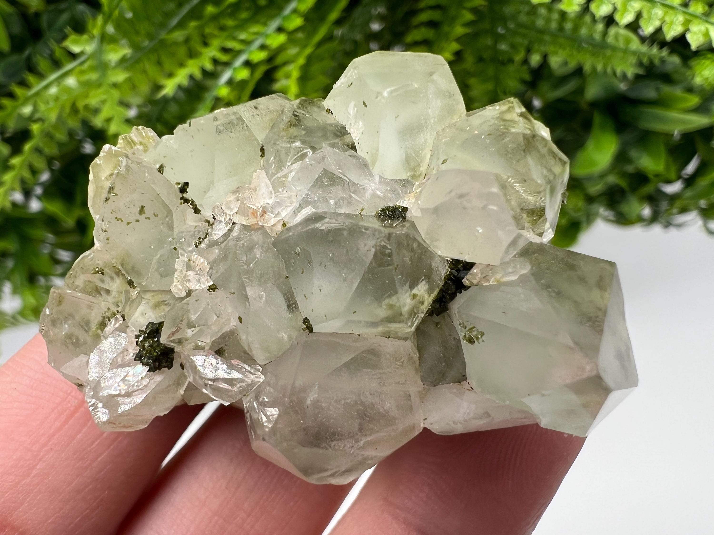 Stunning,Epidote with Quartz from Hakkari Turkey,Rainbow EPIDOTE,Mineral,Collection,Collection’s,GIFT,Epidote Crystal,Epidote from Turkey