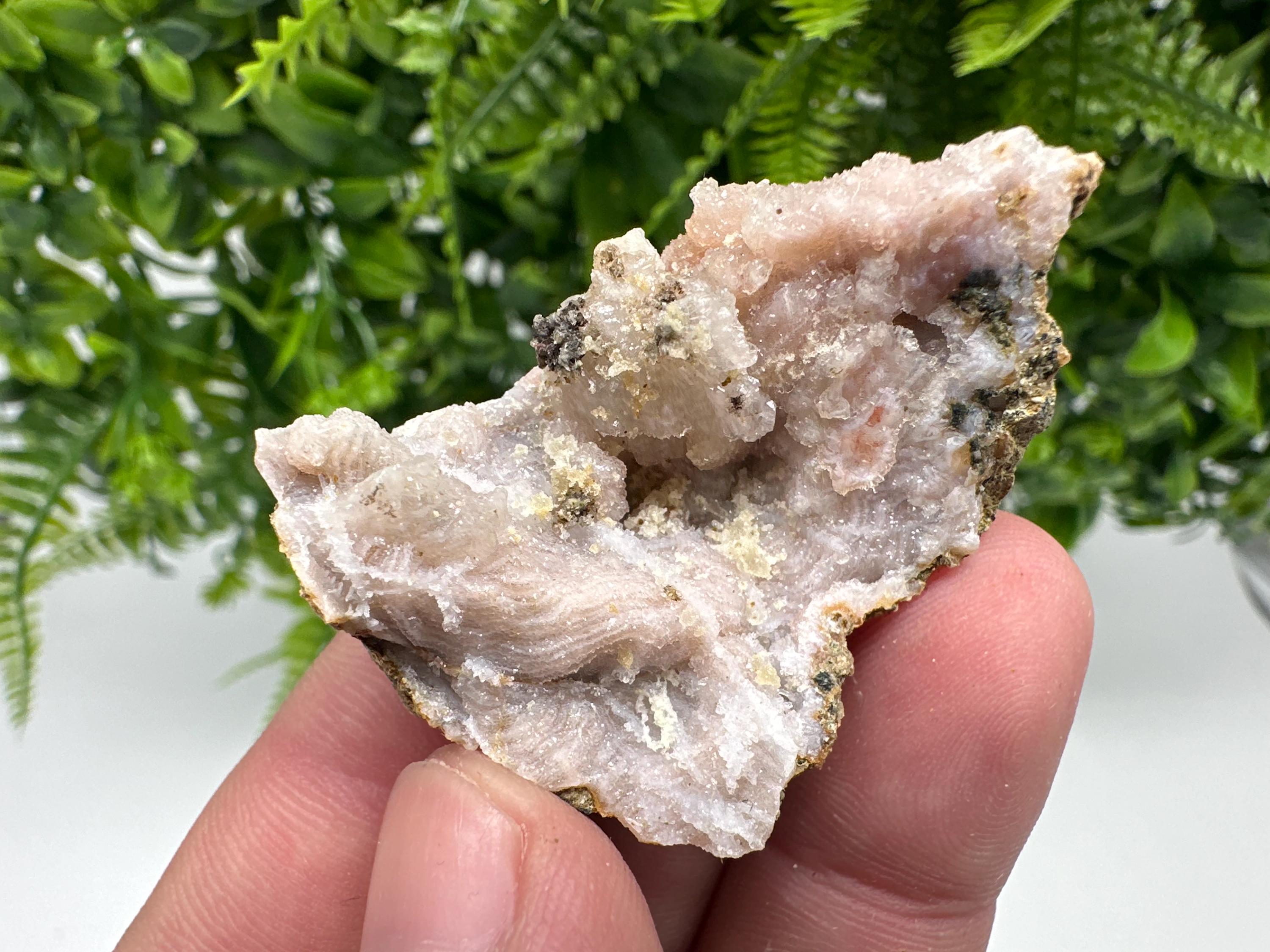 Moroccan Red Chalcedony Crystal Specimen: Rare Mineral Gift