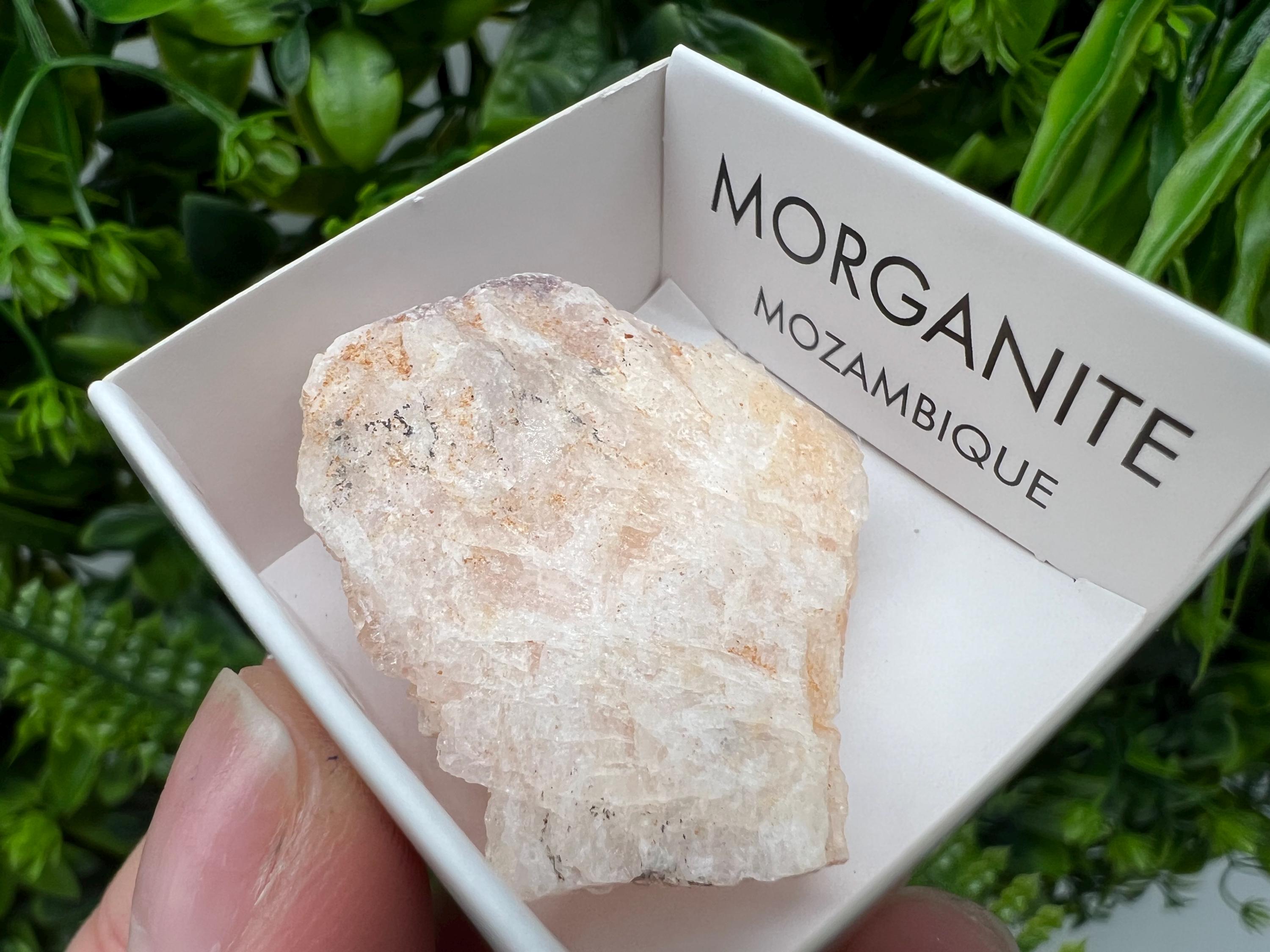 Raw Morganite Mineral Specimen, Mozambique Crystal, Home Decor